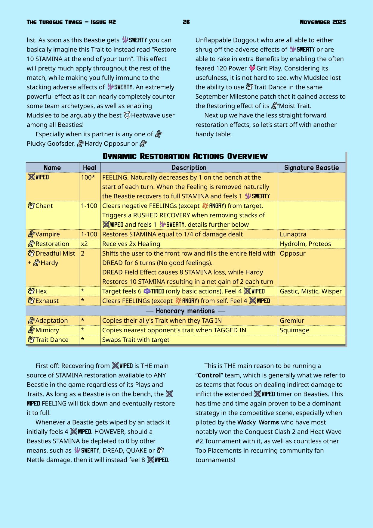 Page 26. Healing mechanics deep dive by Pummy